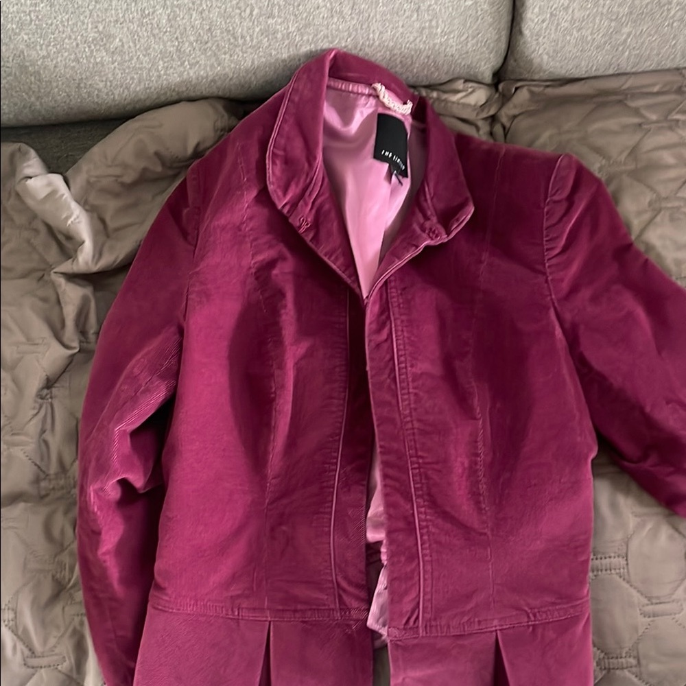 The Limited Pink Blazer Corduroy Jacket